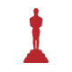 An oscar graphic icon for actor headshots